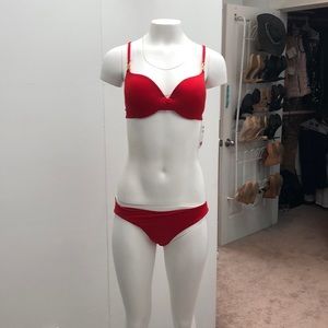 NWT Natori red bikini